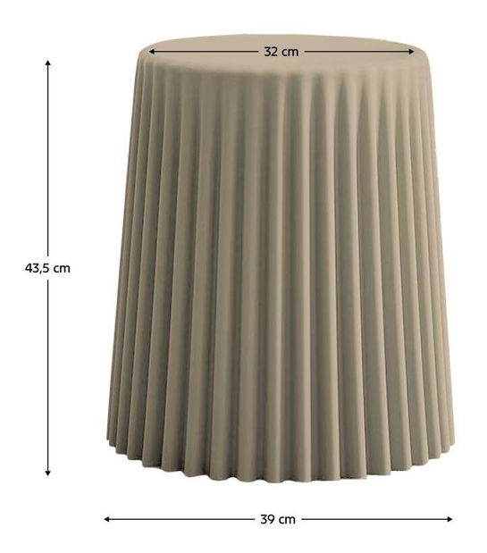 Taburetka Amarilys (béžová)