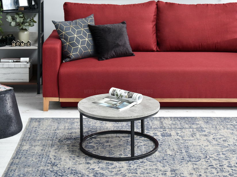 Konferenční stolek Kolja Stolek S (beton + černá)