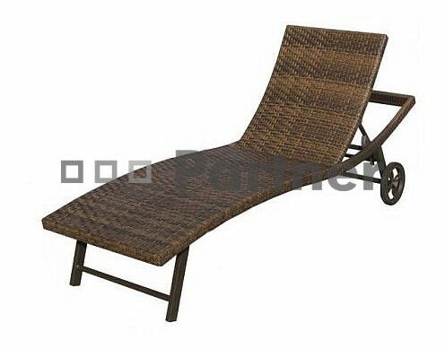 Zahradní lehátko Palermo (um. ratan)