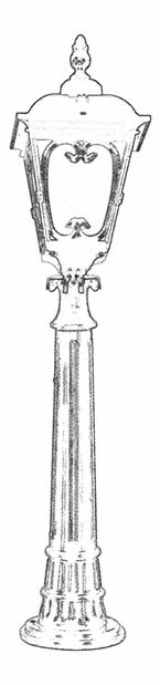 Venkovní podlahové svítidlo Ashara (černá)