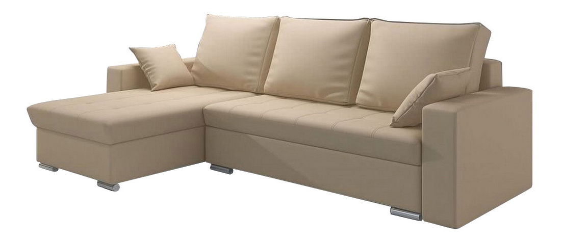 Rohová sedací souprava Valmero (béžová) (L)