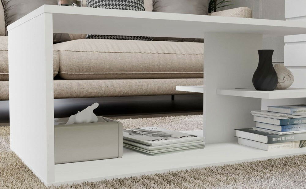 Konferenční stolek Disfruta 1 (bílá)