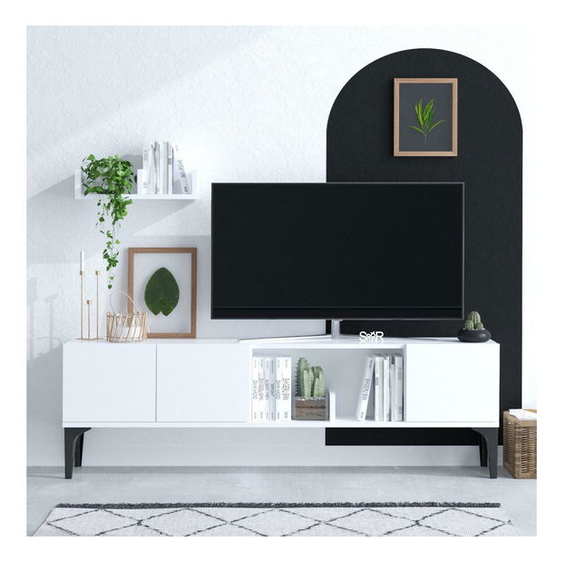 Obývací stěna Aliex 4 (bílá)