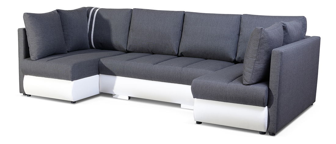 Rohová sedací souprava U Roxane (světlehnědá)