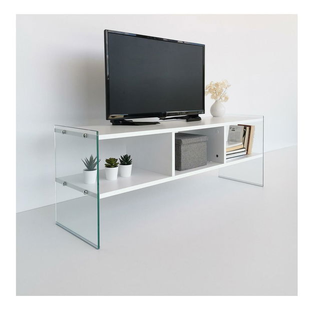 TV stolek/skříňka Vamebo 7 (bílá)