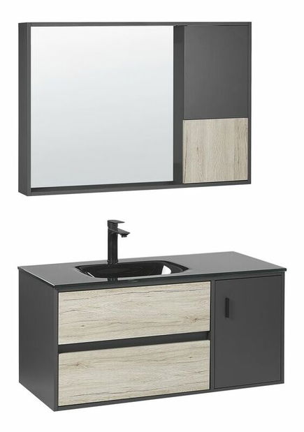  Koupelna Topaz (dřevo + černá)