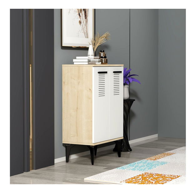  Skříňka Vipapo 7 (dub safírový + bílá)