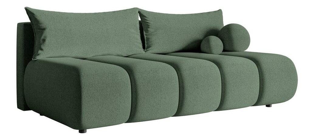 Pohovka trojsedačka Didier mini (mořská zelená + černá)