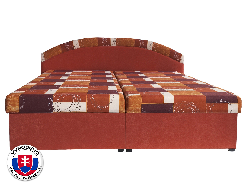 Manželská postel 165 cm Evita (s matrací) (Berta 3A + Vento 36) *výprodej