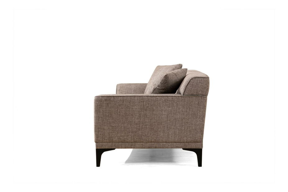 Pohovka trojsedačka Petrafonzo (béžová + černá)