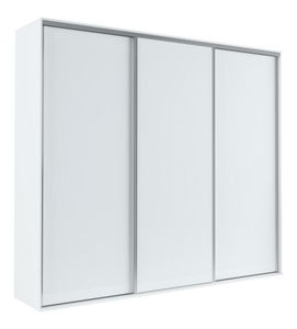 Šatní skříň s posuvnými dveřmi Gantera 3 A (bílá)