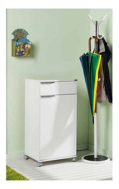 Komoda na kolečkách Aderyn 1 (bílá)