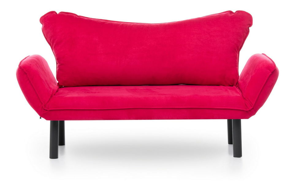 Rozkládací pohovka dvoused Chatty (růžová)