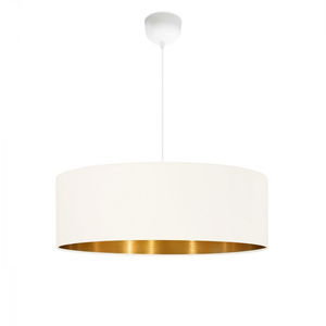 Stropní svítidlo Aplatessa 1 (krémová + zlatá)