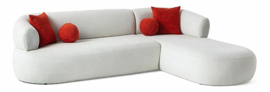 Rohová sedačka Petronel (šedá) (L)