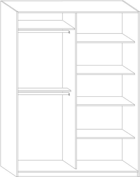 Šatní skříň Retford 160 B