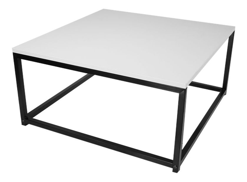 Set 2 ks konferenčních stolků Hustler Typ 1 (bílá matná + černá)