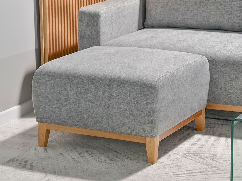 Pohovka dvousedačka Salida (šedá + dub)