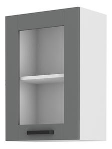 Horní kuchyňská skříňka Lucid 40 GS 72 1F (dustgrey + bílá)