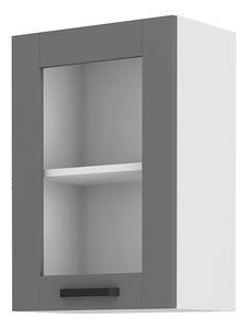 Horní kuchyňská skříňka Lucid 40 GS 72 1F (dustgrey + bílá)