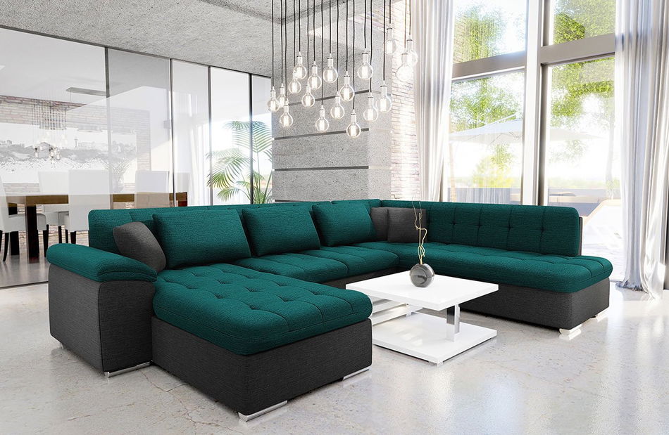 Rohová sedací souprava Talia (rezavá)