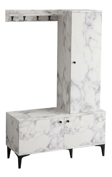 Předsíňová sestava Aliex 11 (mramor carrara)