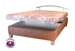 Manželská postel 140 cm Maša (s molitanovou matrací)