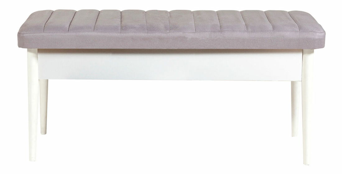 Jídelní set Vlasta 1 (bílá + šedá) (pro 4 osoby)