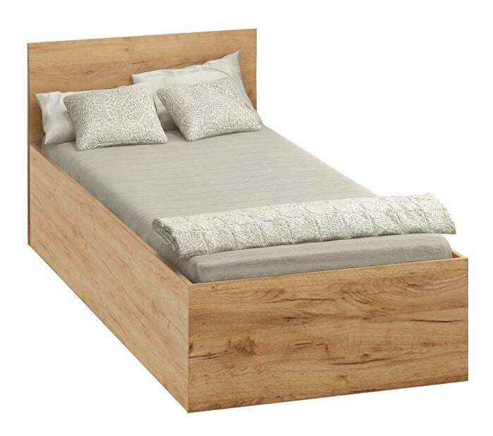 Jednolůžková postel 90 cm Discutibles (dub craft zlatý) (s roštem) (s úl. prostorem)