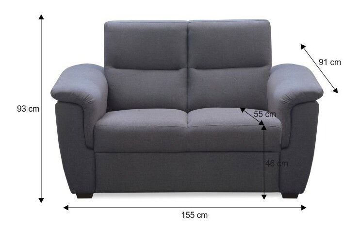 Pohovka dvojsed Born