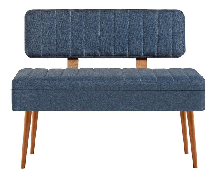 Jídelní set Vlasta 2 (borovice antlantic + tmavě modrá) (pro 6 osob)