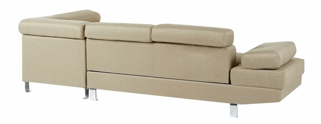 Rohová sedací souprava Notrale (béžová) (P)