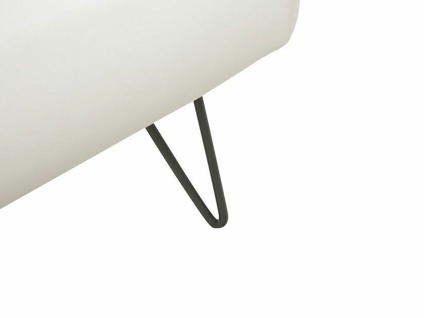 Manželská postel 180 cm BETTEA (s roštem) (bílá)