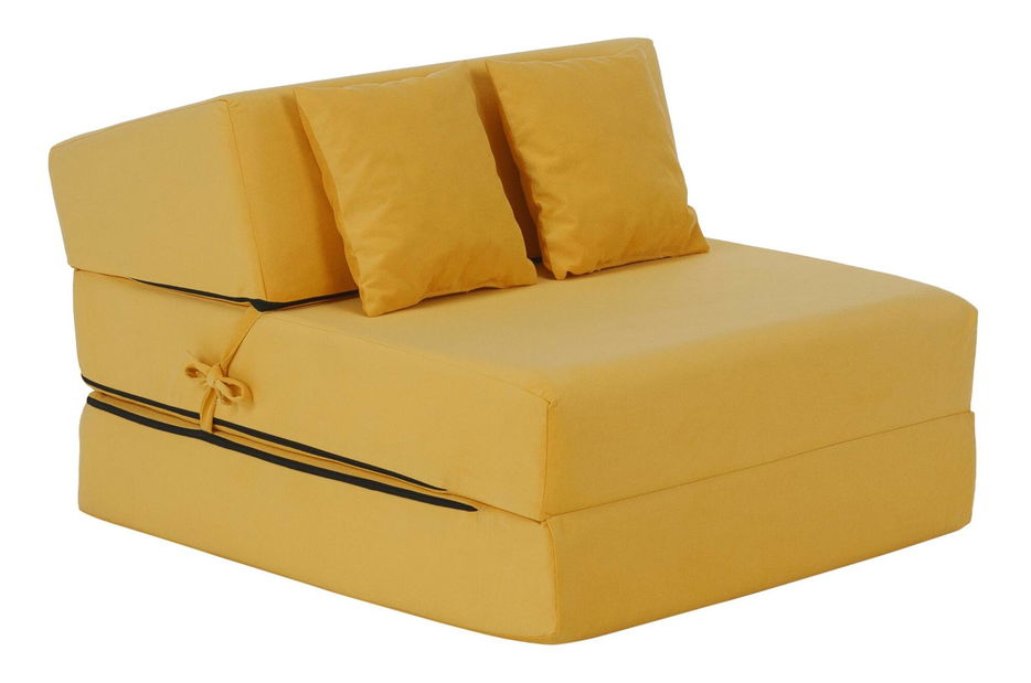 Rozkládací křeslo Plantearan (žlutá)