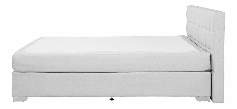 Manželská postel Boxspring 180 cm ADIR (s matracemi) (světlešedá)