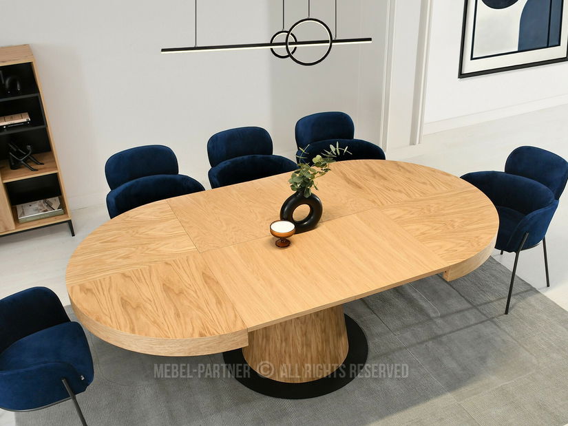 Jídelní stůl Automoviles (dub + černá)