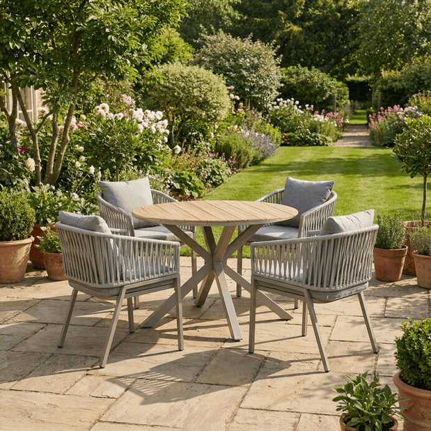 Zahradní židle Slavie (béžová)