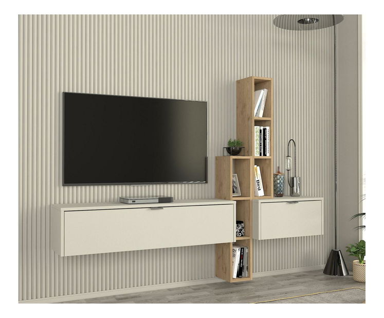 Obývací stěna Edge (dub pískovcový)