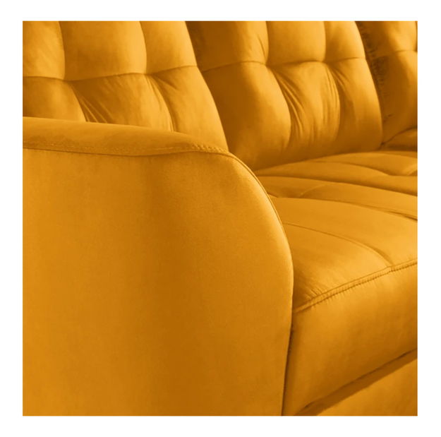 Rohová sedačka BRW Vista (žlutá) (L)