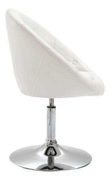 Otočné křeslo Gully (bílá)
