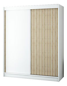 Šatní skříň 180 cm Ladonna (bilá matná)