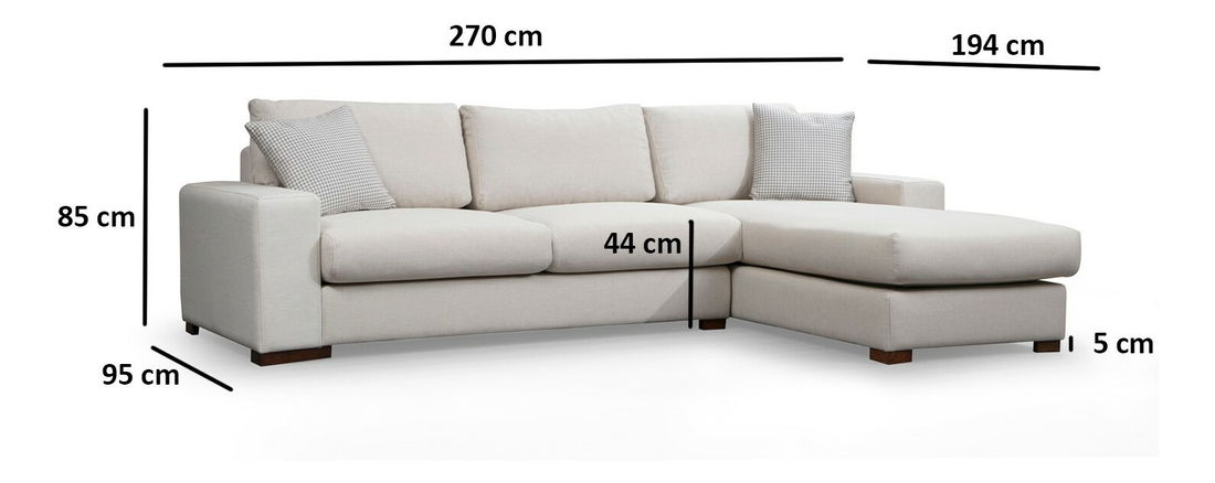 Rohová sedací souprava Lopy 9 (P)