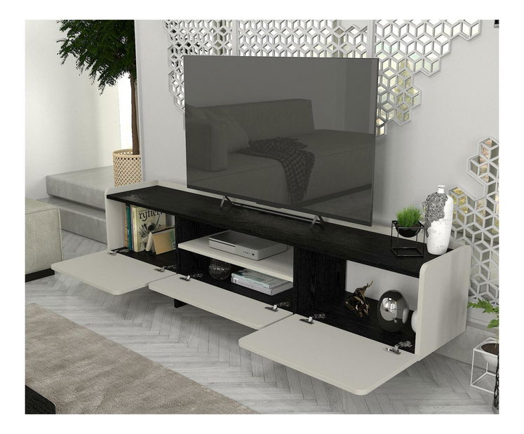 TV stolek/skříňka Ronda TV (černá písková)