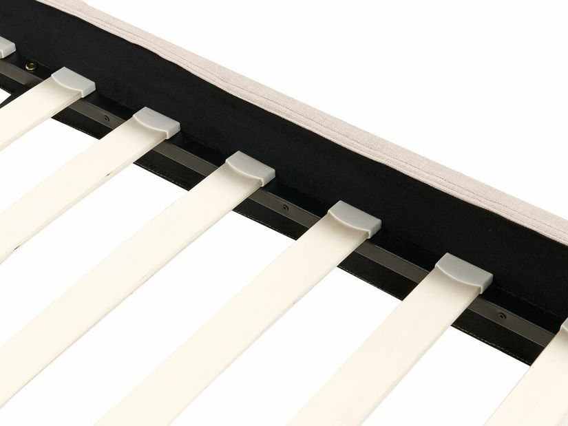 Manželská postel 140 cm Ferdinand (béžová) (s roštem)