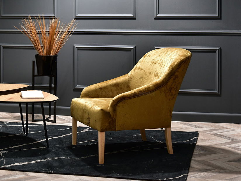 Relaxační křeslo Roseile (dub)