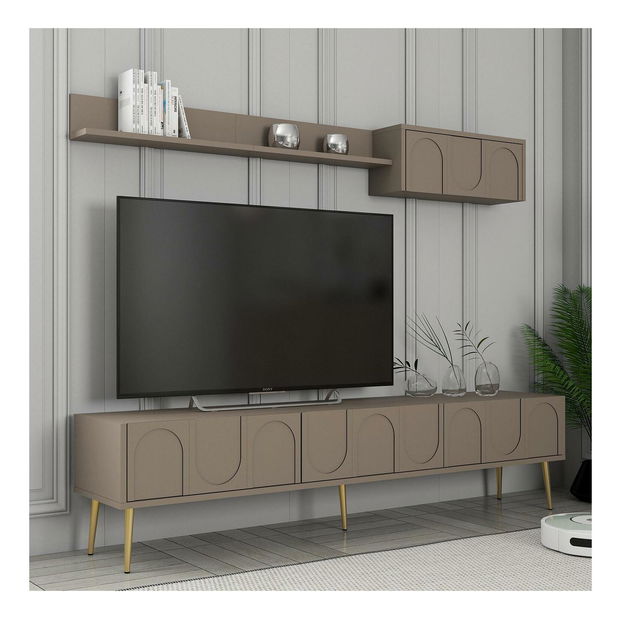 Obývací stěna Bipemu 4 (atlas + zlatá)