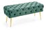Lavička Alesha (zelená + zlatá)