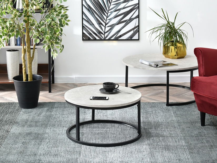 Konferenční stolek Kolja Stolek S (šedá + černá)