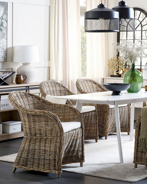 Zahradní křeslo Sideny (béžová)