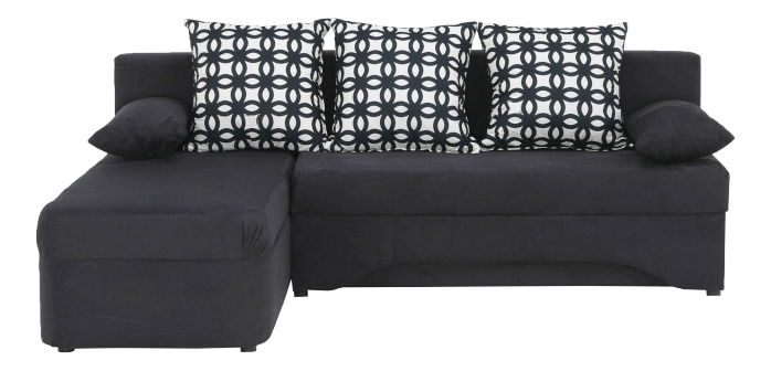 Rohová sedací souprava Poringland New (tmavě šedá) (P)